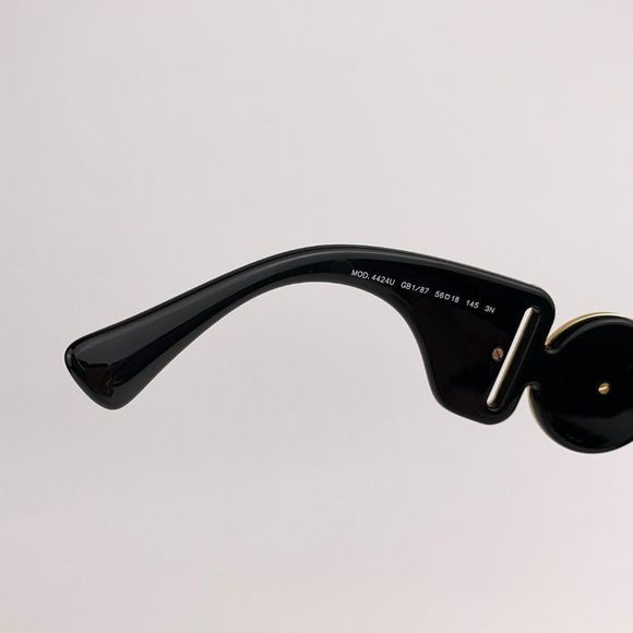 Versace VE4424U GB1/87 Sunglasses MAXI MEDUSA Black Gray Oversized Unisex - Picture 10 of 13